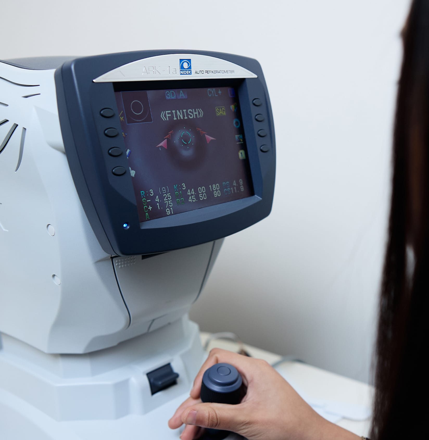 Eye exam equipment