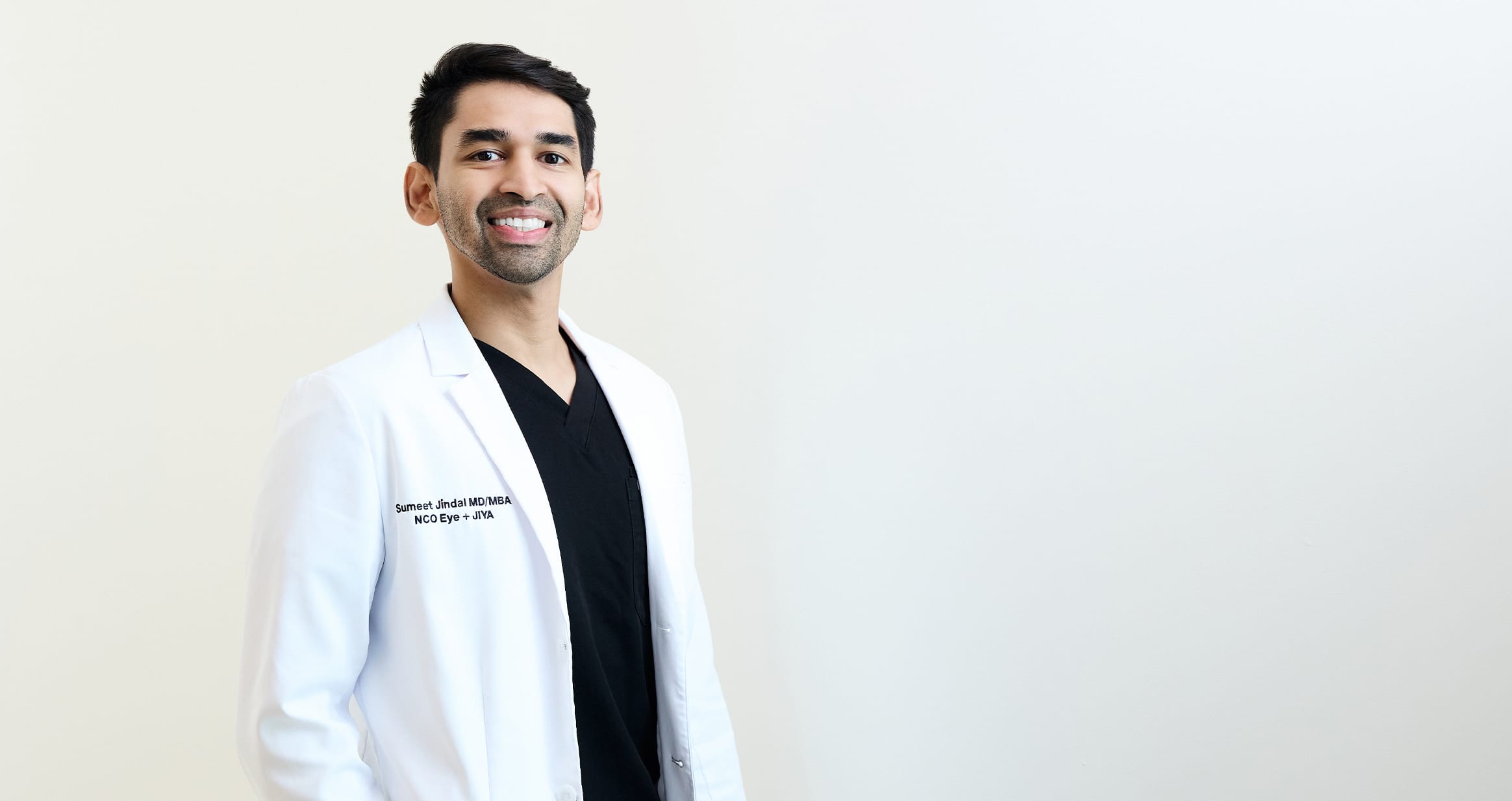 Doctor smiling