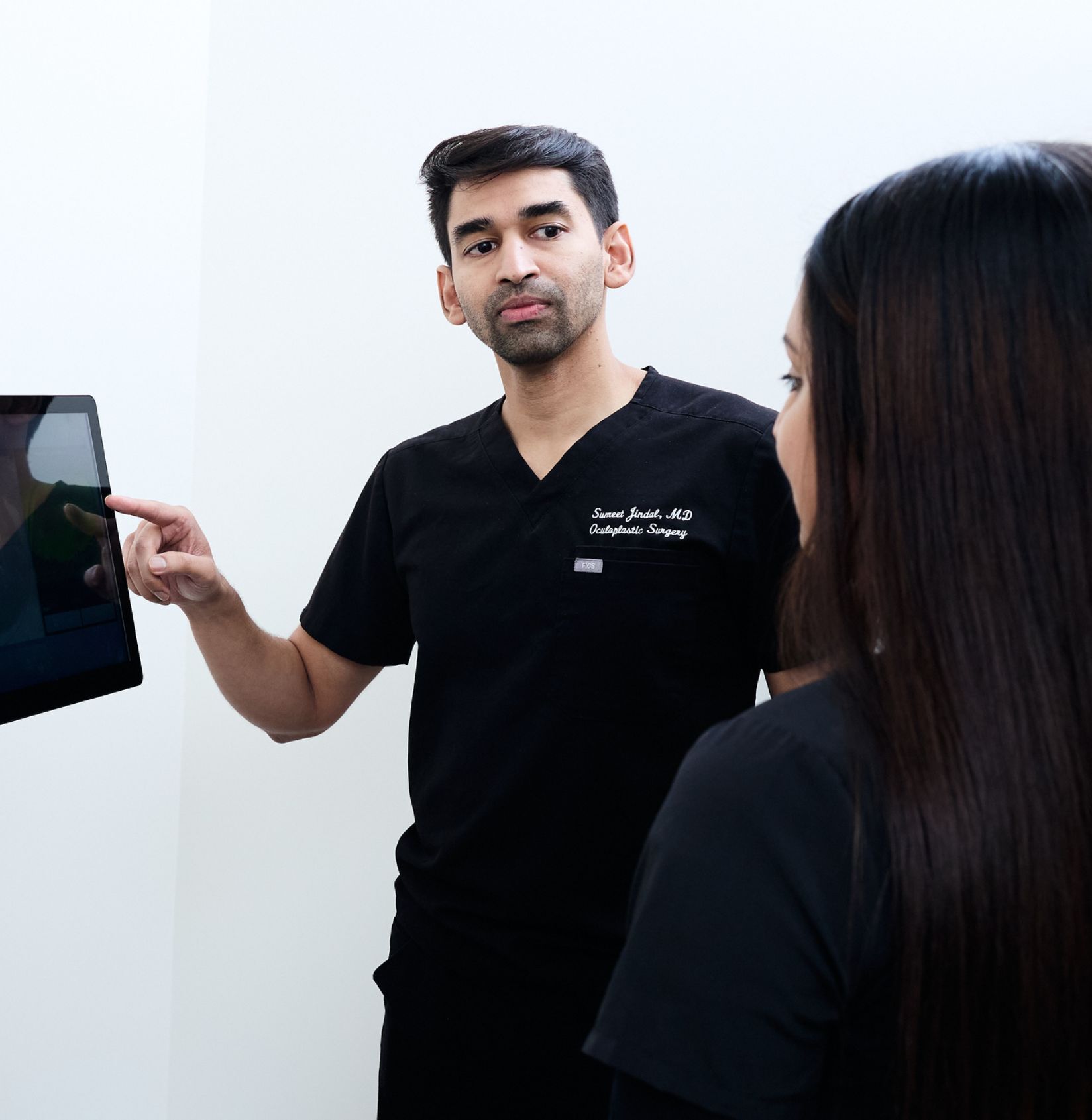 doctor with patient